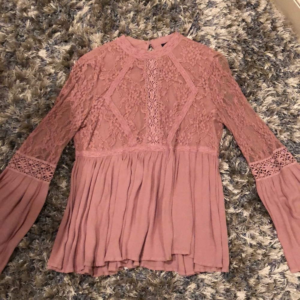 Light pink fancy blouse